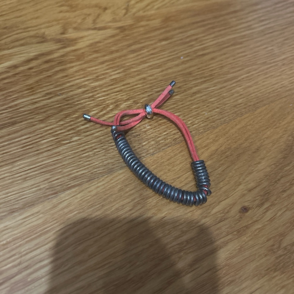 Orange bracelet